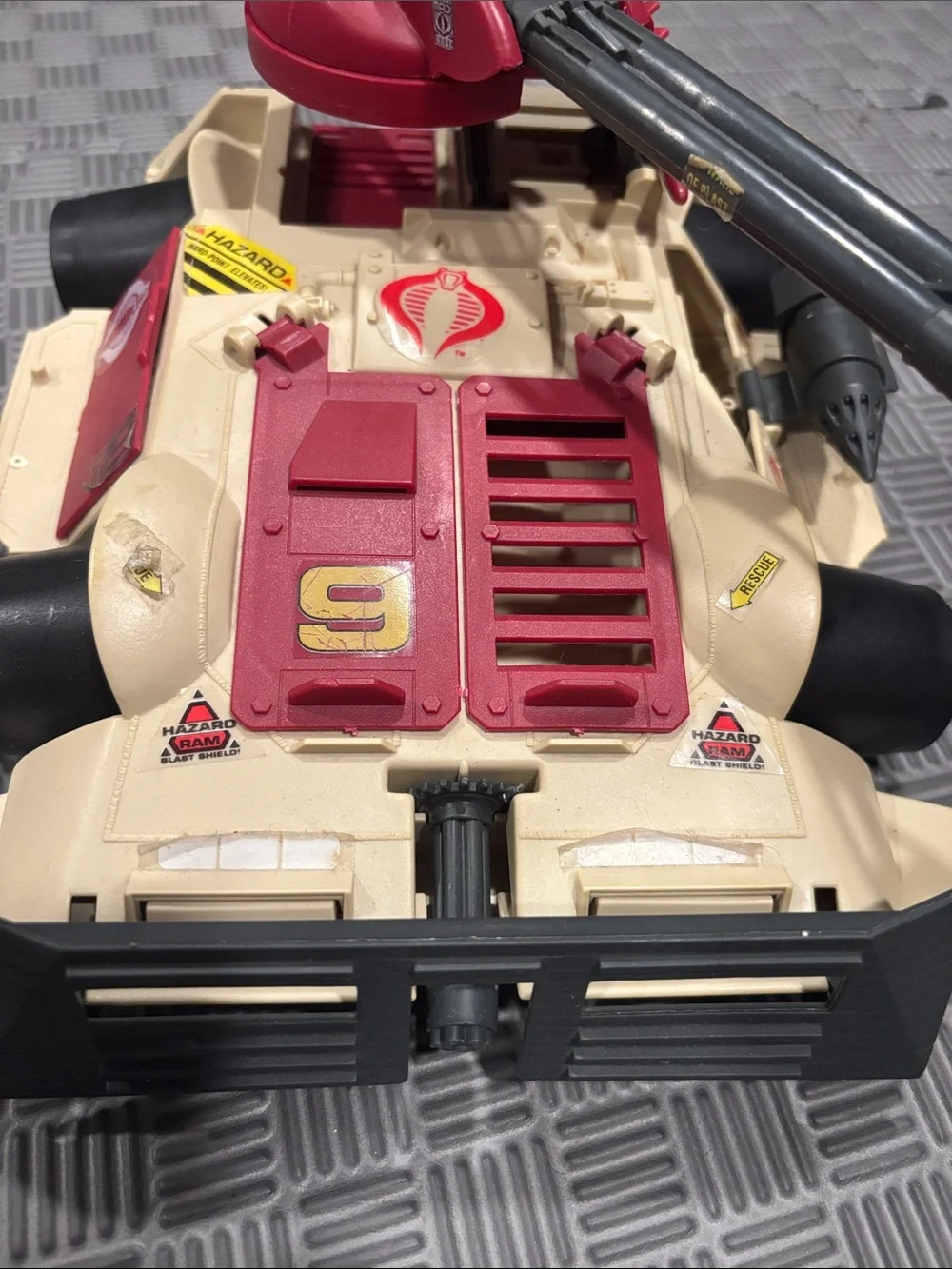 GI Joe Cobra RAGE in Good Condition 1990 Hasbro ARAH